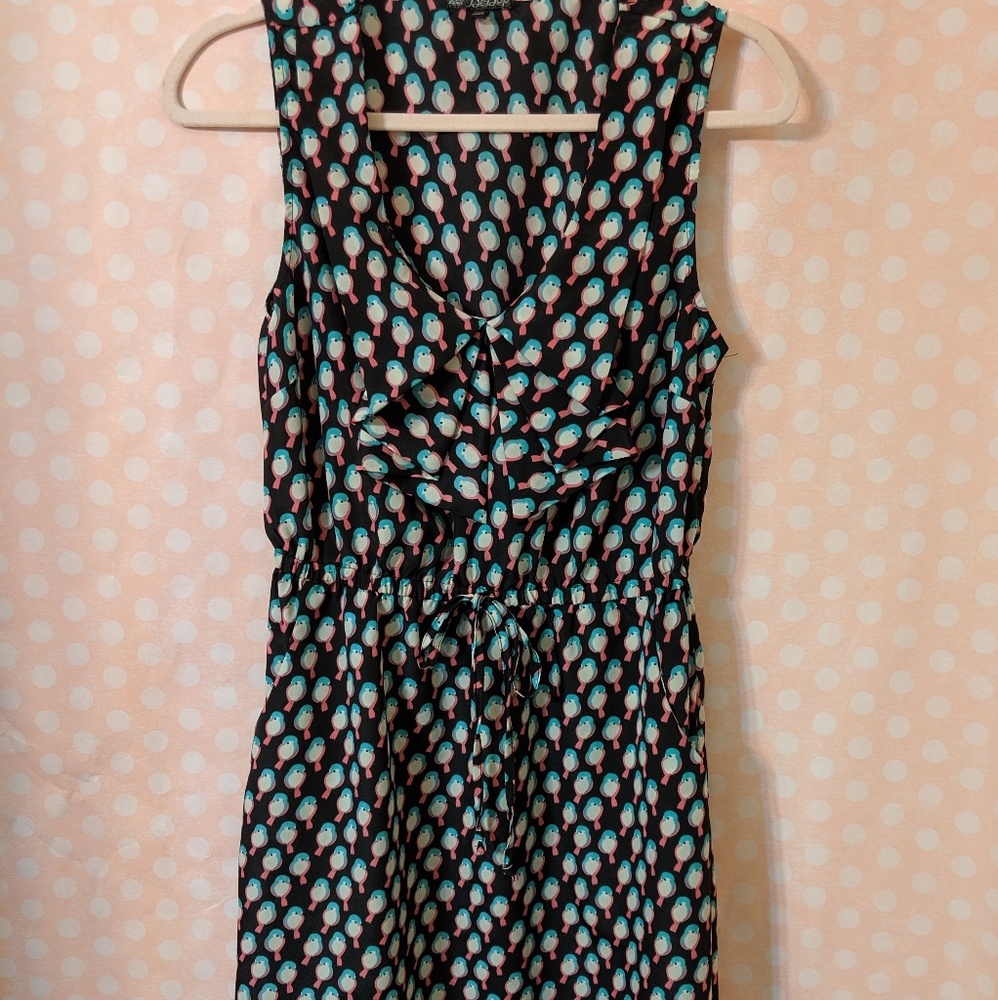 Bird Dress With Pockets